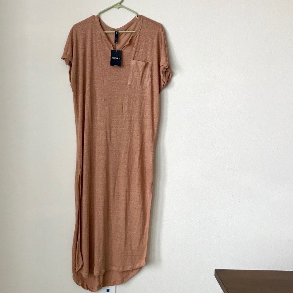 F21 Peach Dress Shirt